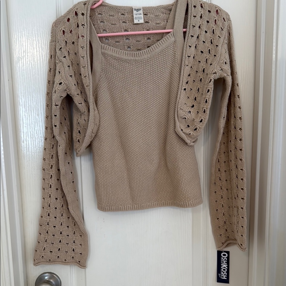 OshKosh B'gosh Kids Beige Knit Top